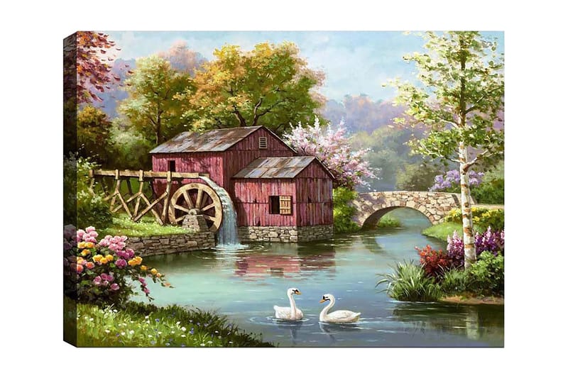 Dekorativ Canvasbillede 50x70 cm, Flerfarvet