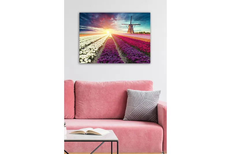 Dekorativ Canvasbillede 50x70 cm - Flerfarvet - Boligtilbehør - Billeder & kunst - Billeder på lærred