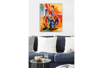 Dekorativ Canvasbillede 50x70 cm - Flerfarvet - Boligtilbehør - Billeder & kunst - Billeder på lærred
