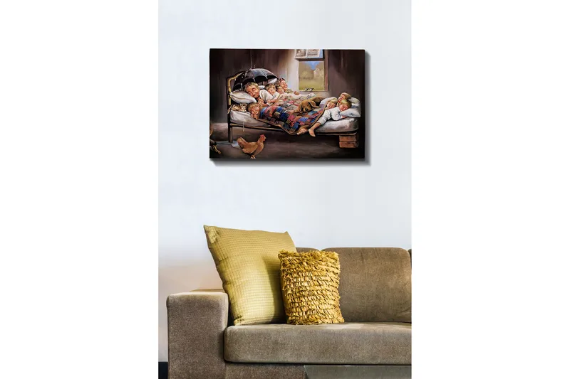 Dekorativ Canvasbillede 50x70 cm, Flerfarvet