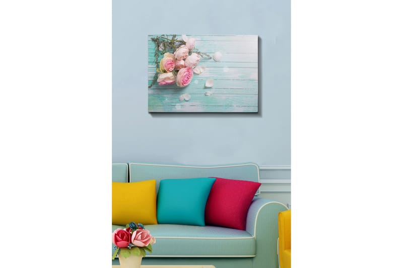 Dekorativ Canvasbillede 50x70 cm - Flerfarvet - Boligtilbehør - Billeder & kunst - Billeder på lærred