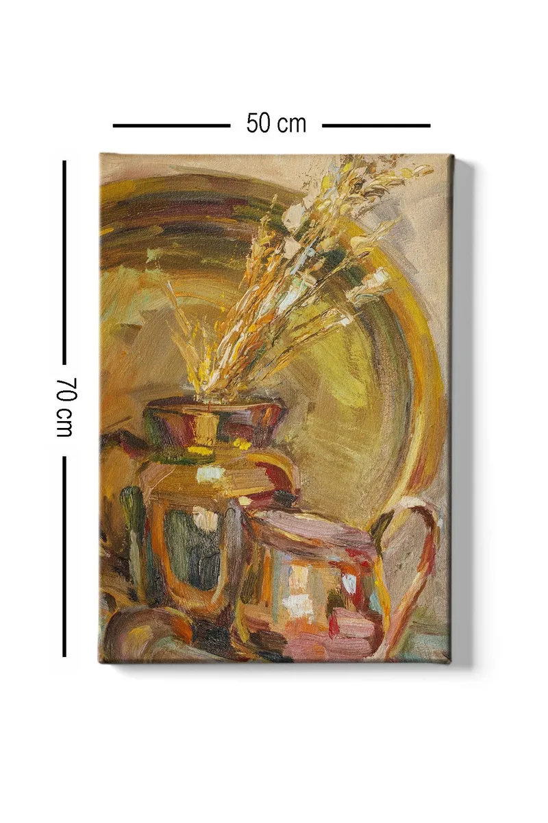 Dekorativ Canvasbillede 50x70 cm - Flerfarvet - Boligtilbehør - Billeder & kunst - Billeder på lærred