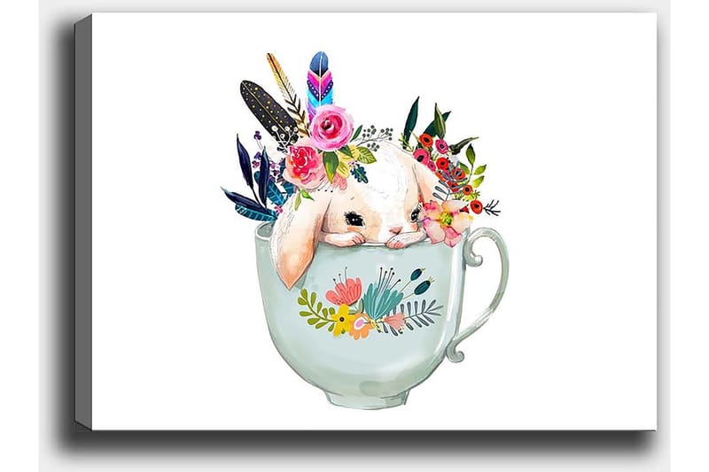 Dekorativ Canvasbillede 50x70 cm - Flerfarvet - Boligtilbehør - Billeder & kunst - Billeder på lærred