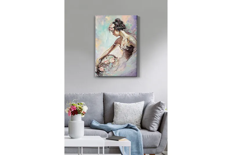 Dekorativ Canvasbillede 50x70 cm, Flerfarvet