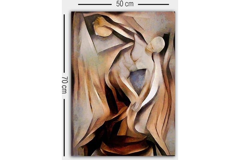 Dekorativ Canvasbillede 50x70 cm - Flerfarvet - Boligtilbehør - Billeder & kunst - Billeder på lærred