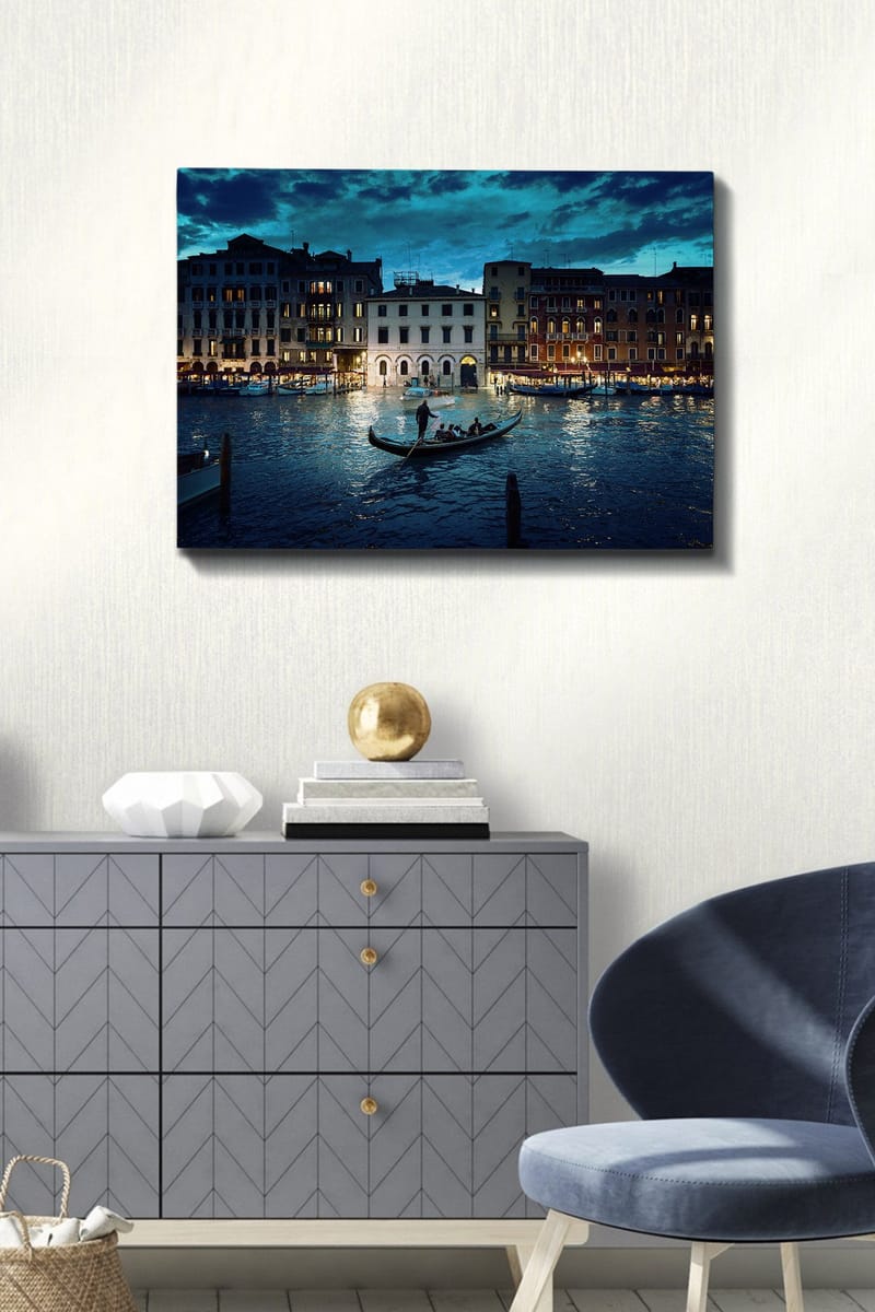 Dekorativ Canvasbillede 50x70 cm - Flerfarvet - Boligtilbehør - Billeder & kunst - Billeder på lærred