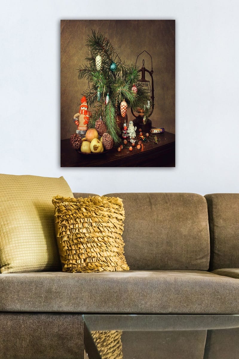 Dekorativ Canvasbillede 50x70 cm - Flerfarvet - Boligtilbehør - Billeder & kunst - Billeder på lærred