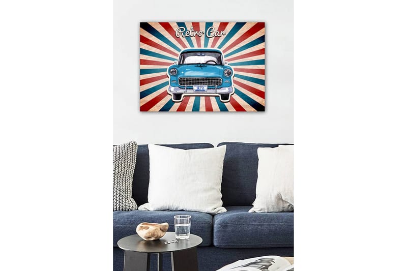 Dekorativ Canvasbillede 50x70 cm - Flerfarvet - Boligtilbehør - Billeder & kunst - Billeder på lærred