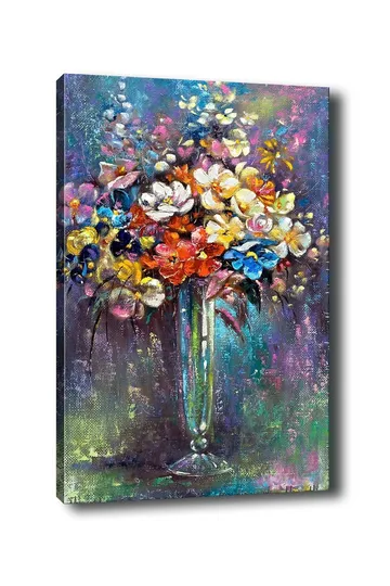 Dekorativ Canvasbillede 50x70 cm - Flerfarvet - Boligtilbehør - Billeder & kunst - Billeder på lærred