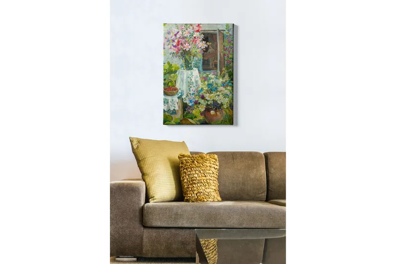 Dekorativ Canvasbillede 50x70 cm - Flerfarvet - Boligtilbehør - Billeder & kunst - Billeder på lærred