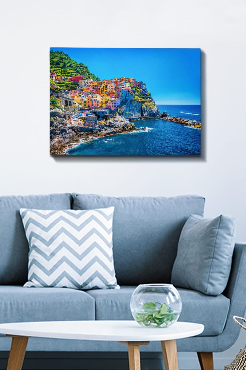 Dekorativ Canvasbillede 50x70 cm - Flerfarvet - Boligtilbehør - Billeder & kunst - Billeder på lærred