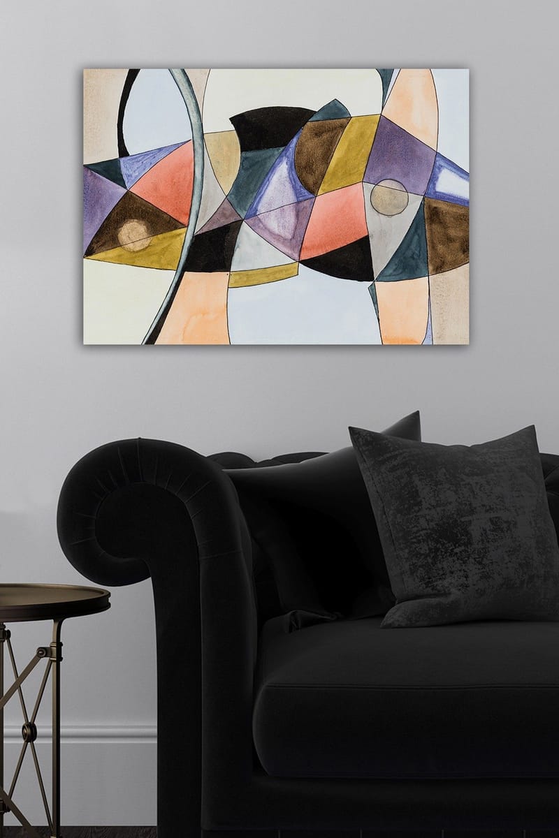 Dekorativ Canvasbillede 50x70 cm - Flerfarvet - Boligtilbehør - Billeder & kunst - Billeder på lærred