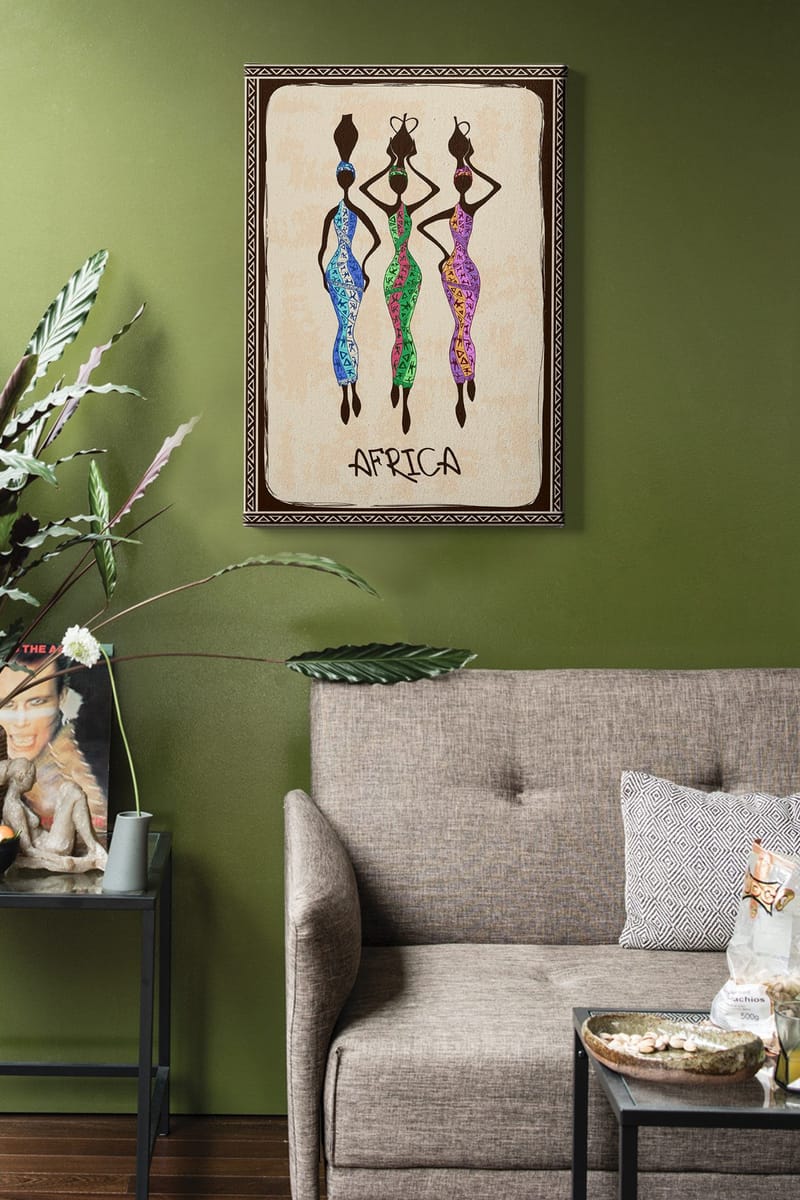 Dekorativ Canvasbillede 50x70 cm - Flerfarvet - Boligtilbehør - Billeder & kunst - Billeder på lærred