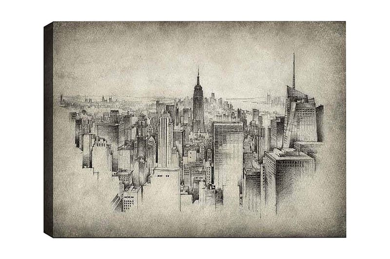 Dekorativ Canvasbillede 50x70 cm, Flerfarvet