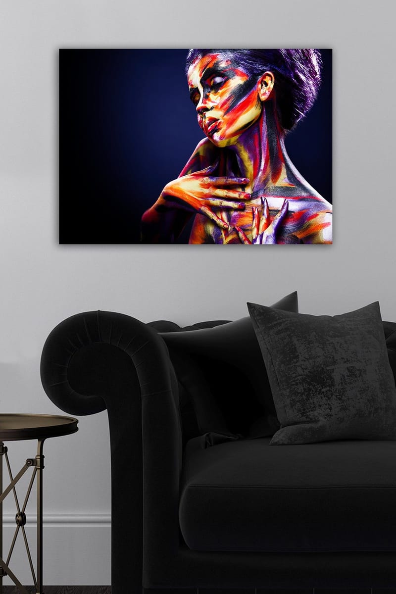 Dekorativ Canvasbillede 50x70 cm - Flerfarvet - Boligtilbehør - Billeder & kunst - Billeder på lærred