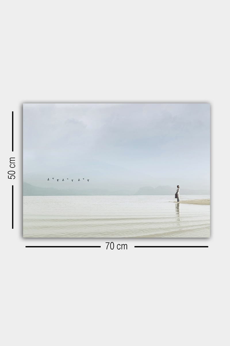 Dekorativ Canvasbillede 50x70 cm - Flerfarvet - Boligtilbehør - Billeder & kunst - Billeder på lærred