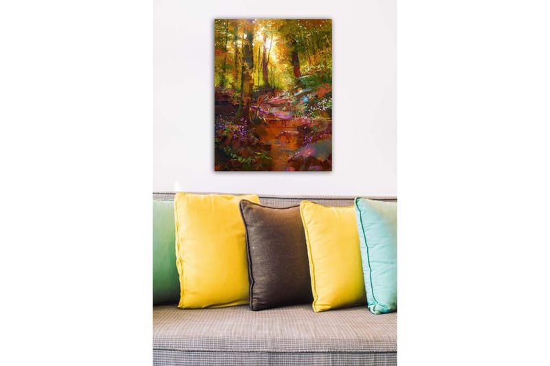 Dekorativ Canvasbillede 50x70 cm, Flerfarvet