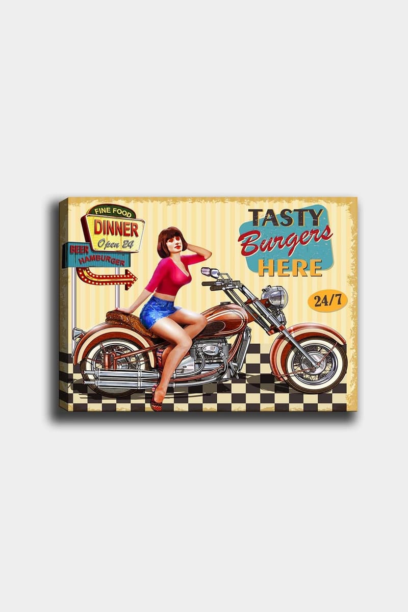 Dekorativ Canvasbillede 50x70 cm, Flerfarvet