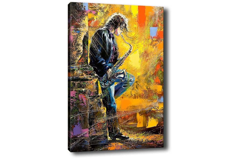 Dekorativ Canvasbillede 50x70 cm - Flerfarvet - Boligtilbehør - Billeder & kunst - Billeder på lærred