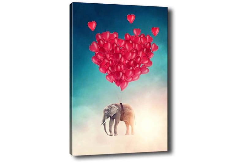 Dekorativ Canvasbillede 50x70 cm - Flerfarvet - Boligtilbehør - Billeder & kunst - Billeder på lærred