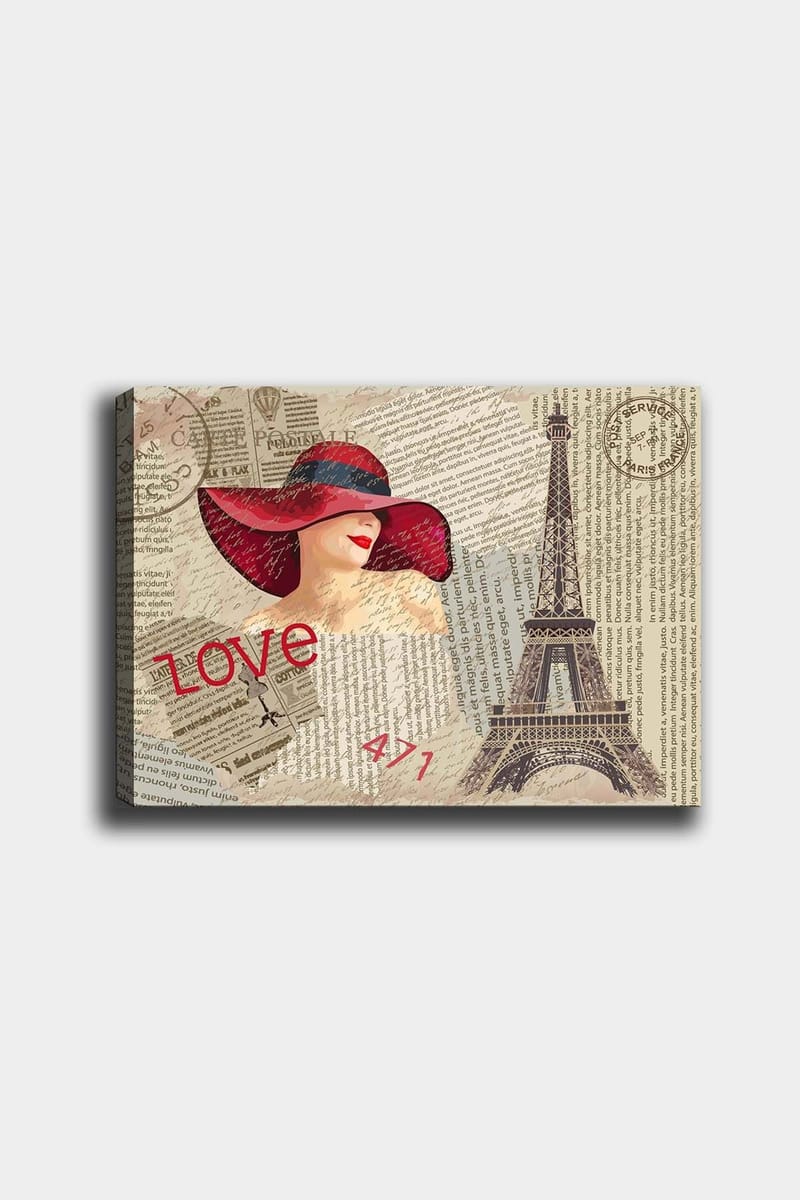 Dekorativ Canvasbillede 50x70 cm, Flerfarvet