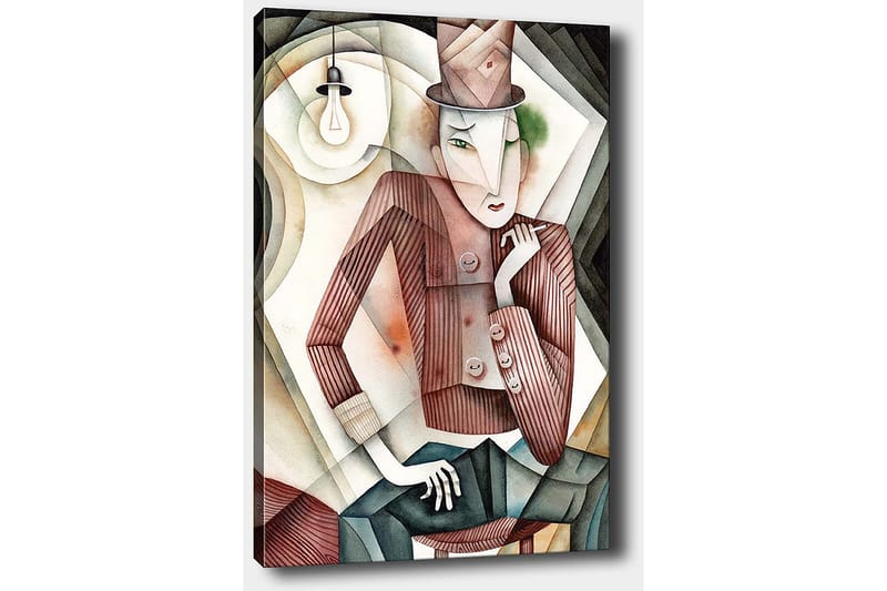 Dekorativ Canvasbillede 50x70 cm - Flerfarvet - Boligtilbehør - Billeder & kunst - Billeder på lærred