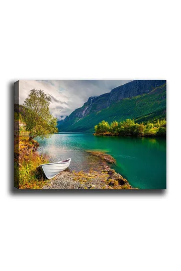 Dekorativ Canvasbillede 50x70 cm - Flerfarvet - Boligtilbehør - Billeder & kunst - Billeder på lærred