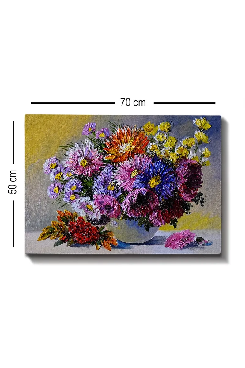 Dekorativ Canvasbillede 50x70 cm - Flerfarvet - Boligtilbehør - Billeder & kunst - Billeder på lærred