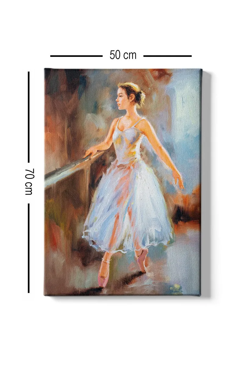 Dekorativ Canvasbillede 50x70 cm - Flerfarvet - Boligtilbehør - Billeder & kunst - Billeder på lærred