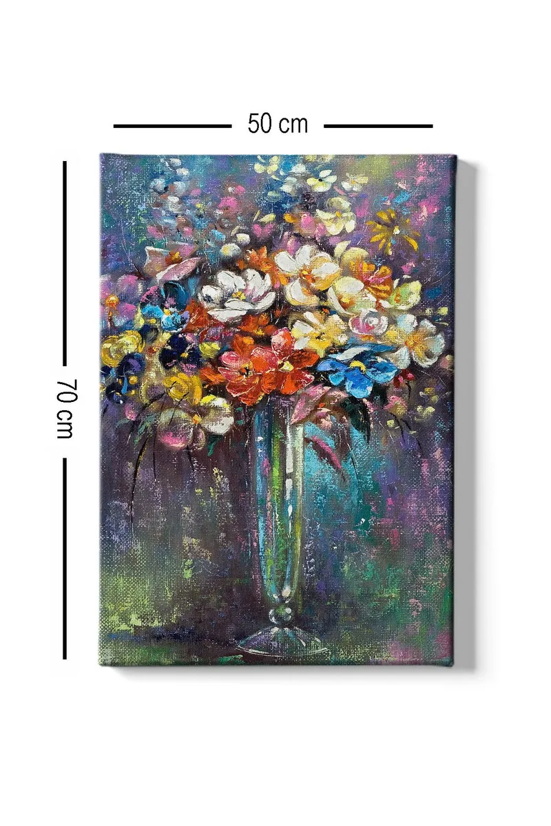 Dekorativ Canvasbillede 50x70 cm - Flerfarvet - Boligtilbehør - Billeder & kunst - Billeder på lærred