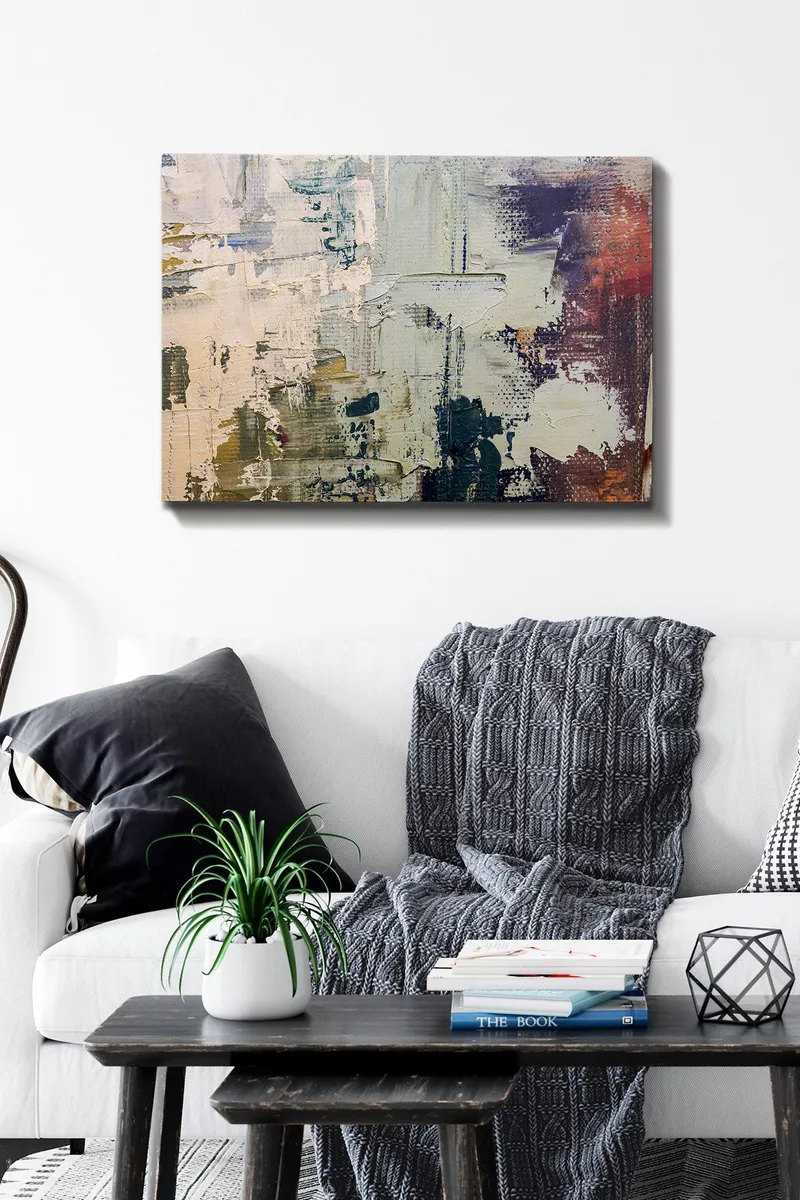 Dekorativ Canvasbillede 50x70 cm - Flerfarvet - Boligtilbehør - Billeder & kunst - Billeder på lærred