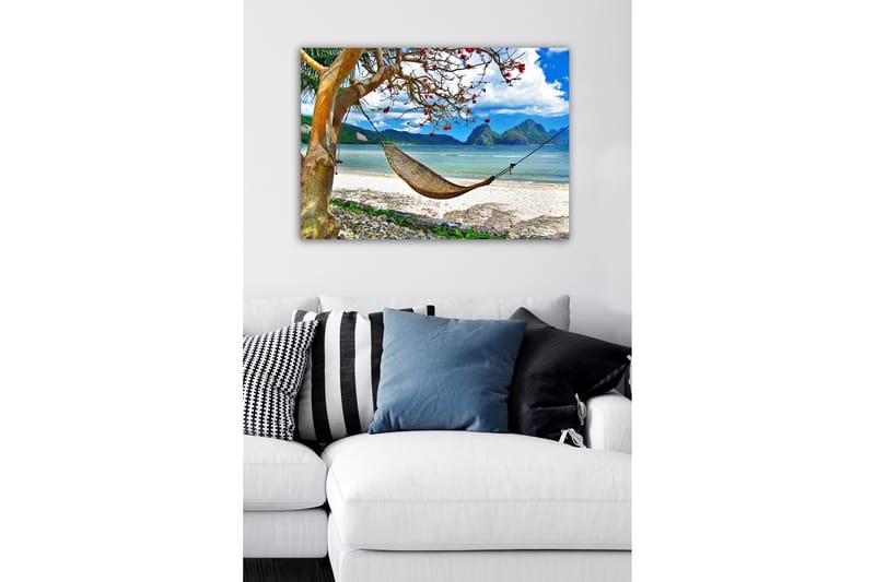 Dekorativ Canvasbillede 50x70 cm - Flerfarvet - Boligtilbehør - Billeder & kunst - Billeder på lærred