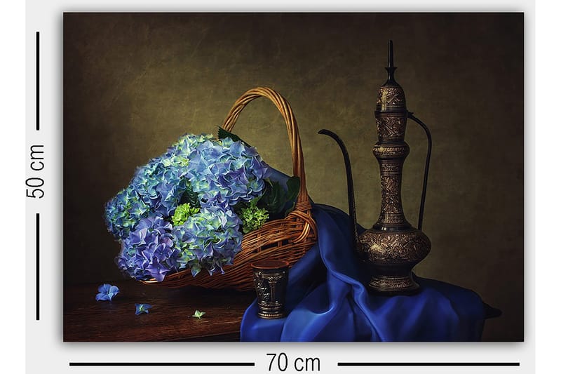 Dekorativ Canvasbillede 50x70 cm - Flerfarvet - Boligtilbehør - Billeder & kunst - Billeder på lærred