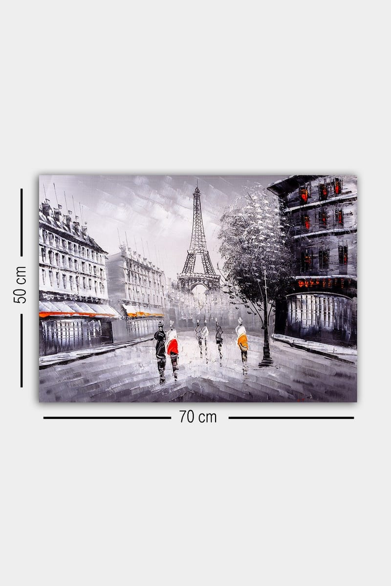 Dekorativ Canvasbillede 50x70 cm - Flerfarvet - Boligtilbehør - Billeder & kunst - Billeder på lærred