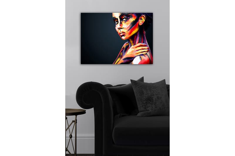 Dekorativ Canvasbillede 50x70 cm - Flerfarvet - Boligtilbehør - Billeder & kunst - Billeder på lærred