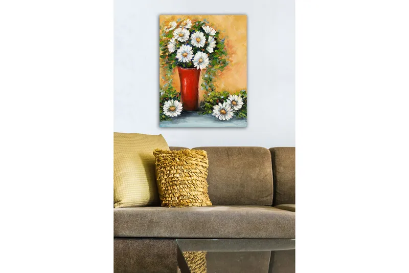 Dekorativ Canvasbillede 50x70 cm - Flerfarvet - Boligtilbehør - Billeder & kunst - Billeder på lærred