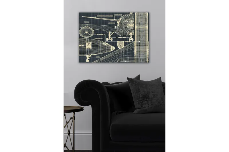 Dekorativ Canvasbillede 50x70 cm, Flerfarvet