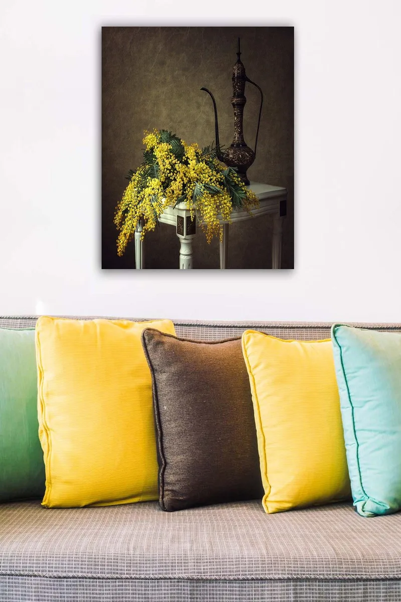 Dekorativ Canvasbillede 50x70 cm - Flerfarvet - Boligtilbehør - Billeder & kunst - Billeder på lærred