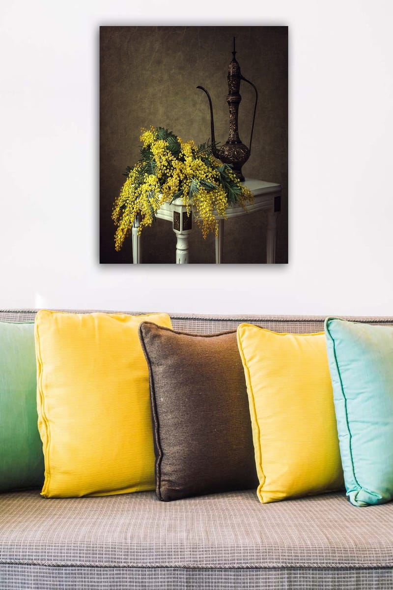 Dekorativ Canvasbillede 50x70 cm - Flerfarvet - Boligtilbehør - Billeder & kunst - Billeder på lærred