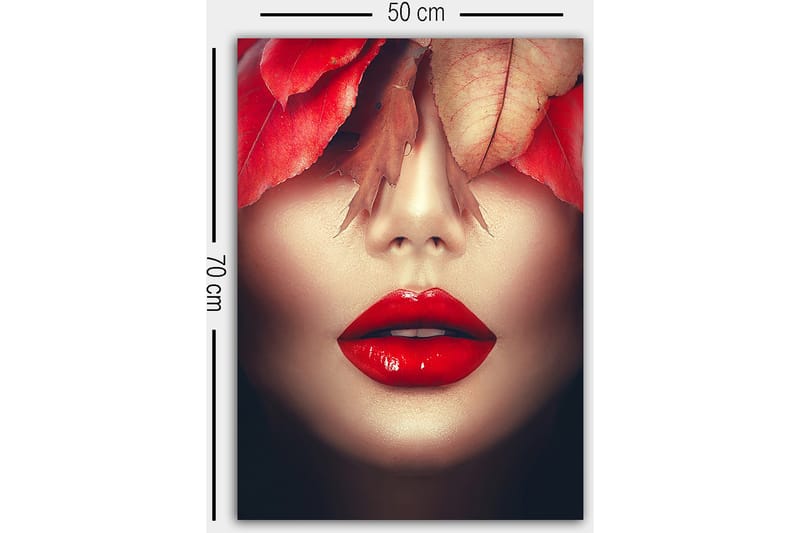 Dekorativ Canvasbillede 50x70 cm - Flerfarvet - Boligtilbehør - Billeder & kunst - Billeder på lærred