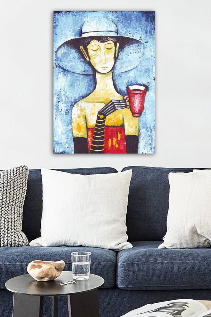 Dekorativ Canvasbillede 50x70 cm - Flerfarvet - Boligtilbehør - Billeder & kunst - Billeder på lærred