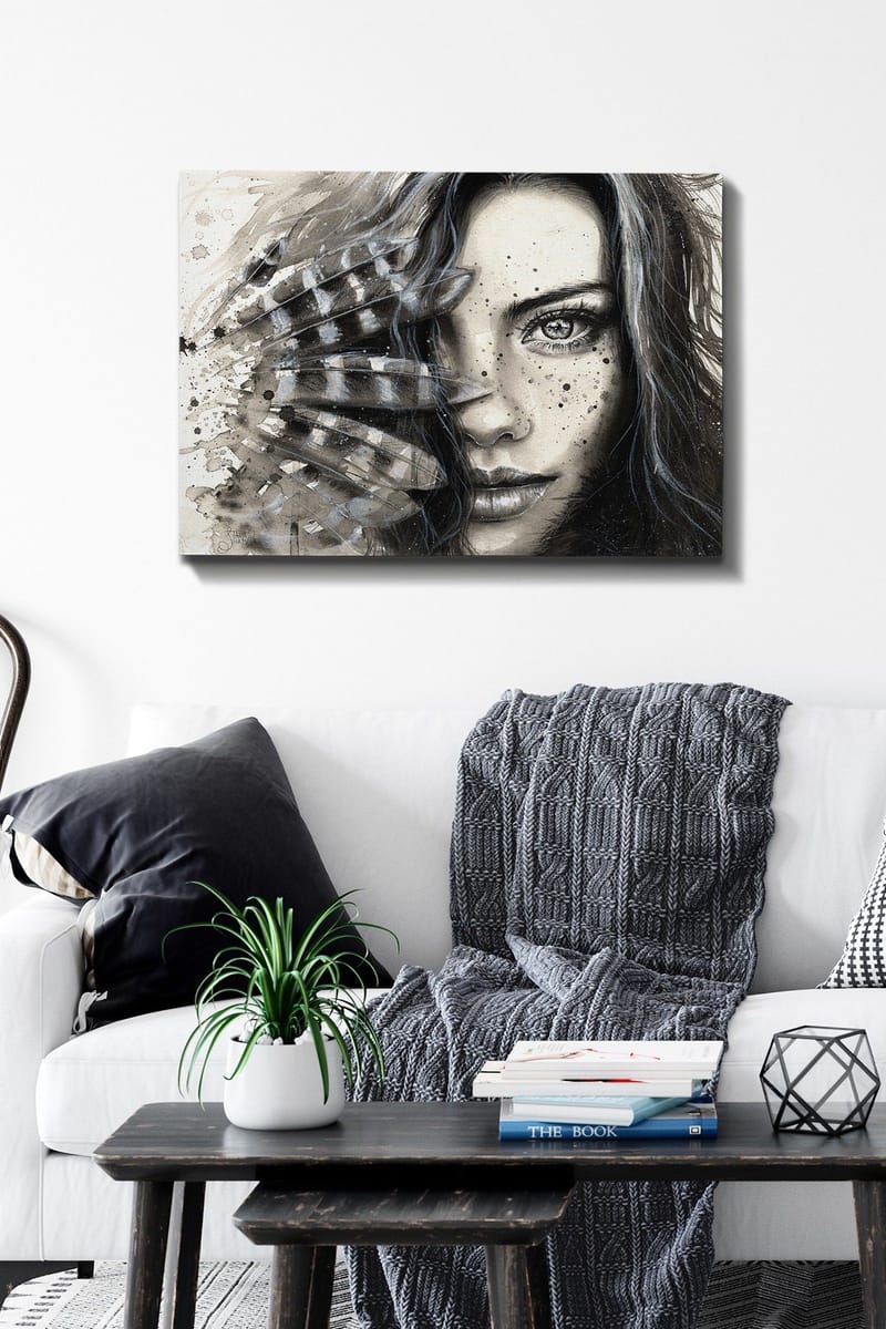 Dekorativ Canvasbillede 50x70 cm - Flerfarvet - Boligtilbehør - Billeder & kunst - Billeder på lærred