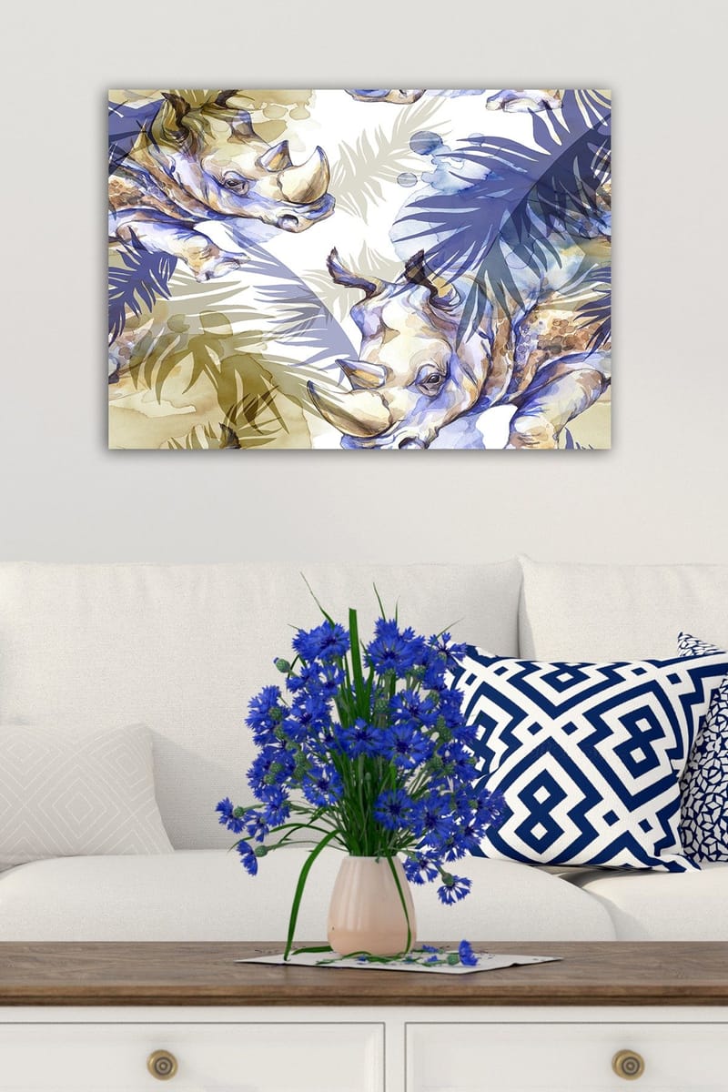 Dekorativ Canvasbillede 50x70 cm - Flerfarvet - Boligtilbehør - Billeder & kunst - Billeder på lærred