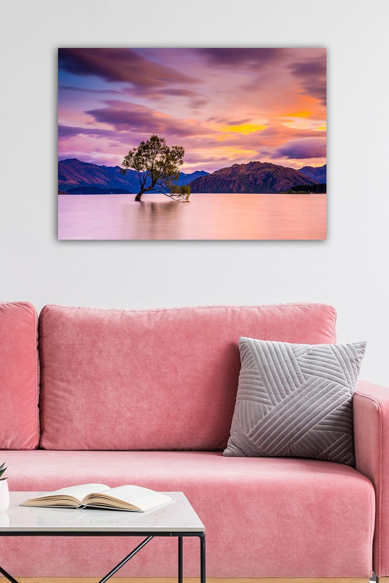 Dekorativ Canvasbillede 50x70 cm - Flerfarvet - Boligtilbehør - Billeder & kunst - Billeder på lærred