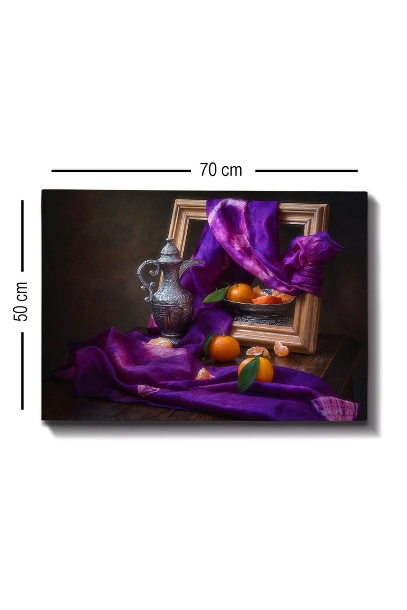 Dekorativ Canvasbillede 50x70 cm - Flerfarvet - Boligtilbehør - Billeder & kunst - Billeder på lærred