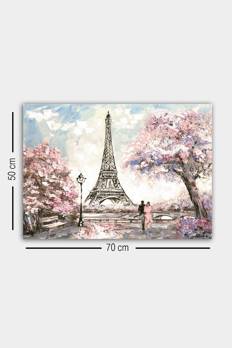 Dekorativ Canvasbillede 50x70 cm - Flerfarvet - Boligtilbehør - Billeder & kunst - Billeder på lærred