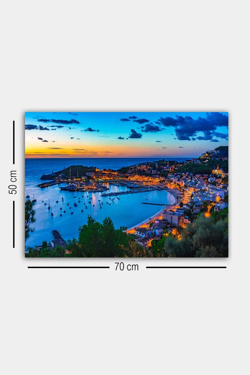 Dekorativ Canvasbillede 50x70 cm - Flerfarvet - Boligtilbehør - Billeder & kunst - Billeder på lærred