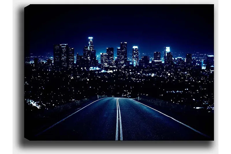 Dekorativ Canvasbillede 50x70 cm - Flerfarvet - Boligtilbehør - Billeder & kunst - Billeder på lærred