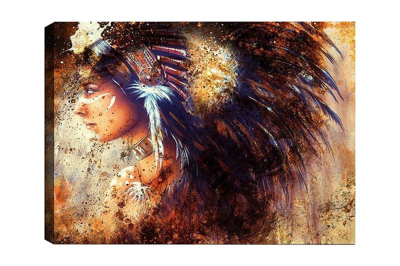 Dekorativ Canvasbillede 50x70 cm, Flerfarvet