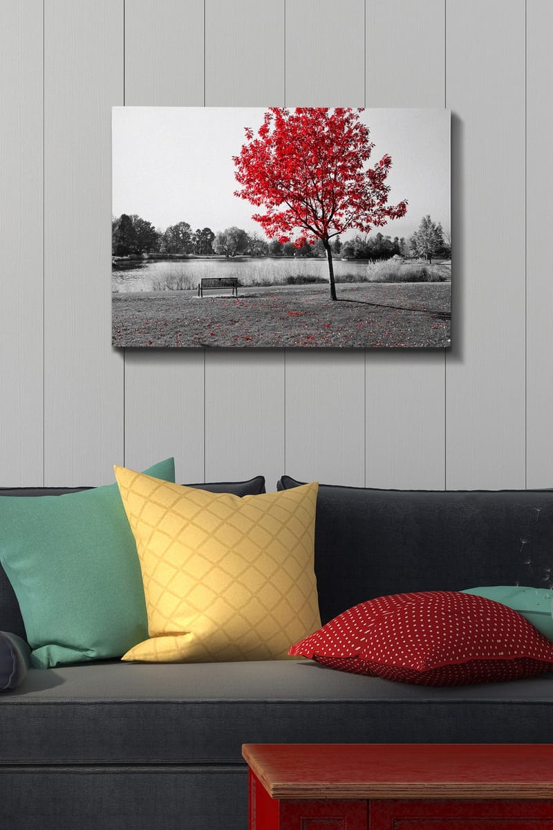 Dekorativ Canvasbillede 50x70 cm - Flerfarvet - Boligtilbehør - Billeder & kunst - Billeder på lærred